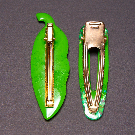 Barrettes Olivia (phosphorescentes)