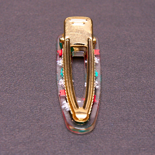 Barrette tourbillon de flocons