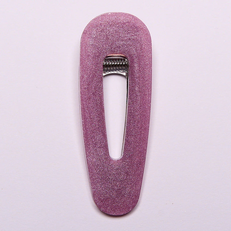 Barrettes Ma petite pâquerette Lilas