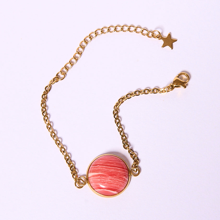 Bracelet en pierre naturelle minérale Cornaline