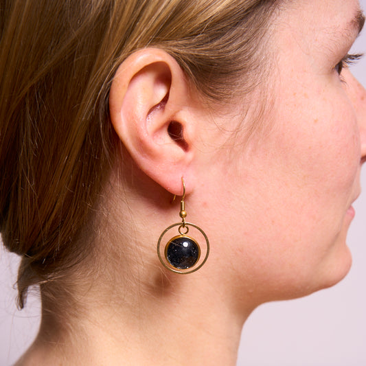 Boucles d'oreilles cosmos