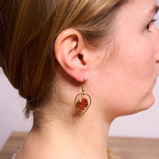 Boucles d'oreilles Ovales