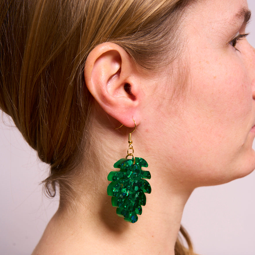 Boucles d'oreilles Jungle (phosphorescente)