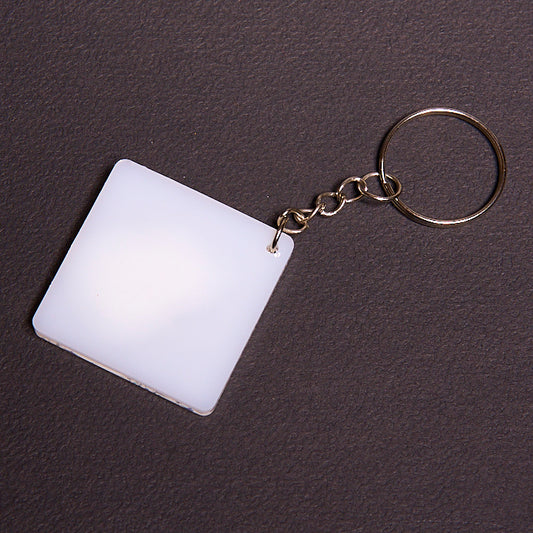 Porte-clé Père Noel bonnet fourrure rose