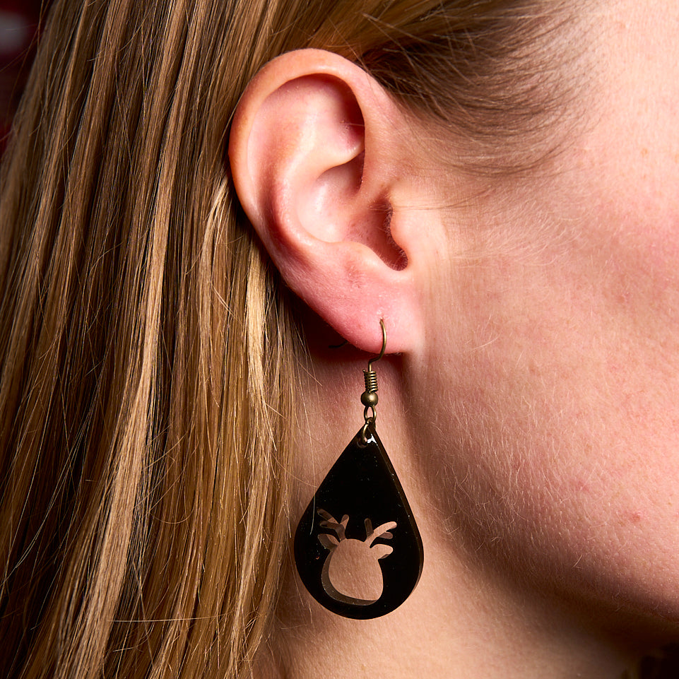 Boucles d'oreilles Renne