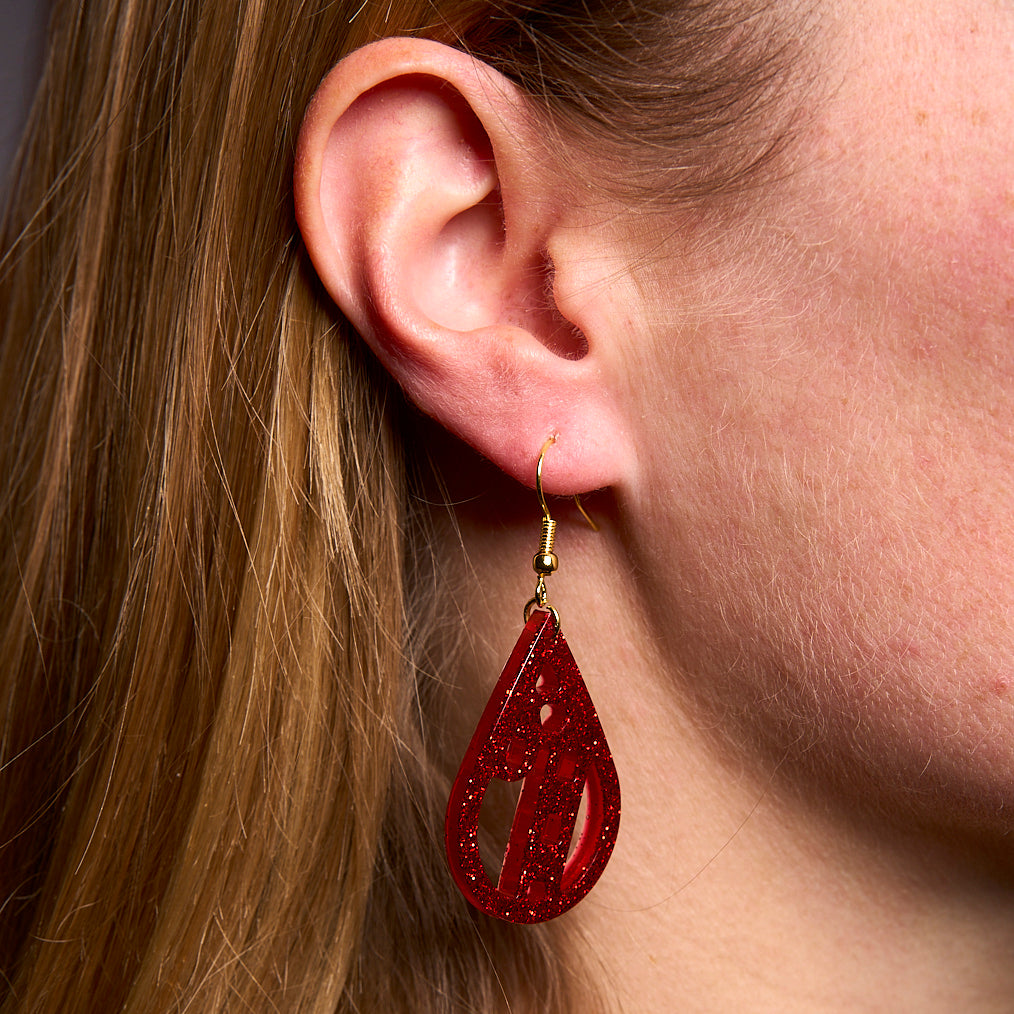 Boucles d'oreilles sucre d'orge