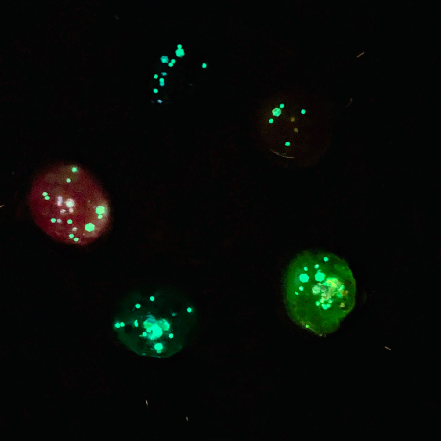 Boucle d'oreilles Roudoudou interchangeables au cœur de l'océan