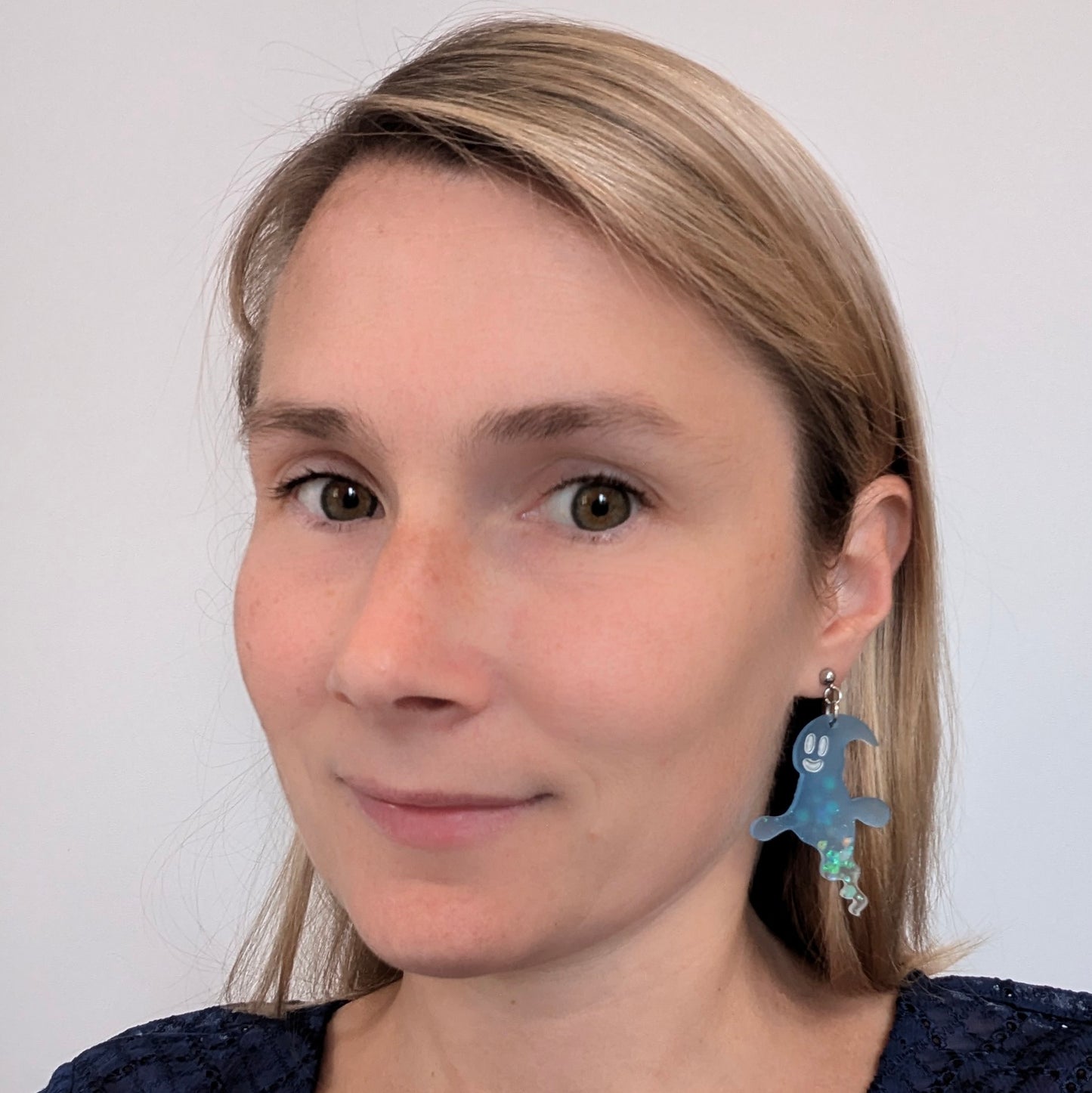 Boucle d'oreilles fantôme Mister BOO (phosphorescent)