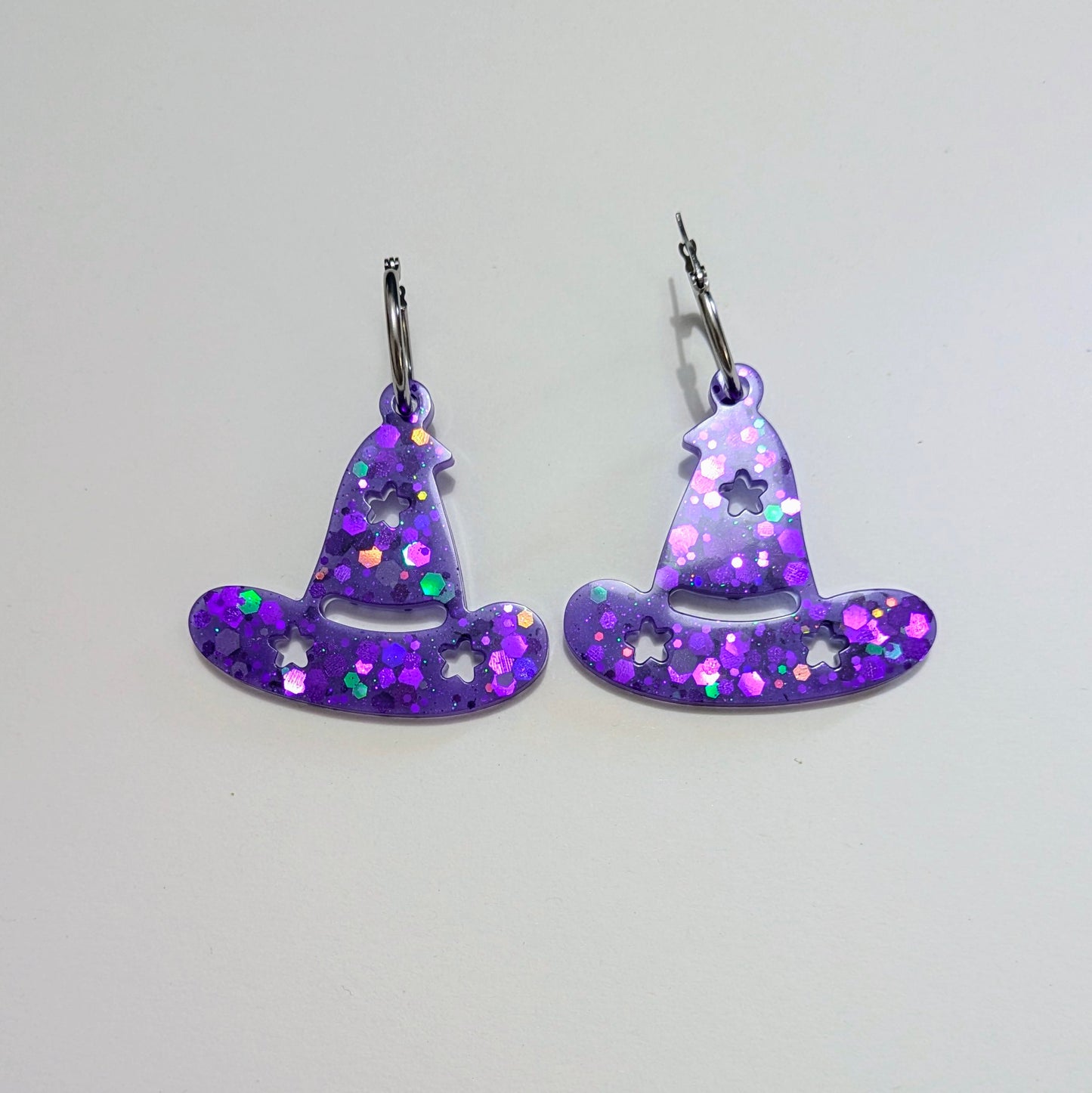 Boucle d'oreille interchangeables chapeau magique (phosphorescent)