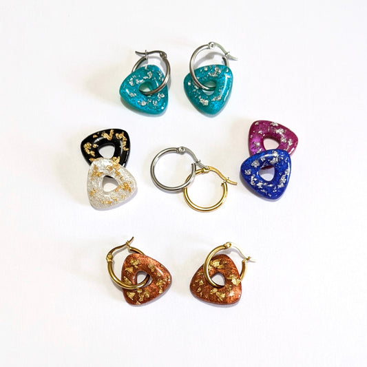 Boucles d'oreilles Delta interchangeables Pimpantes