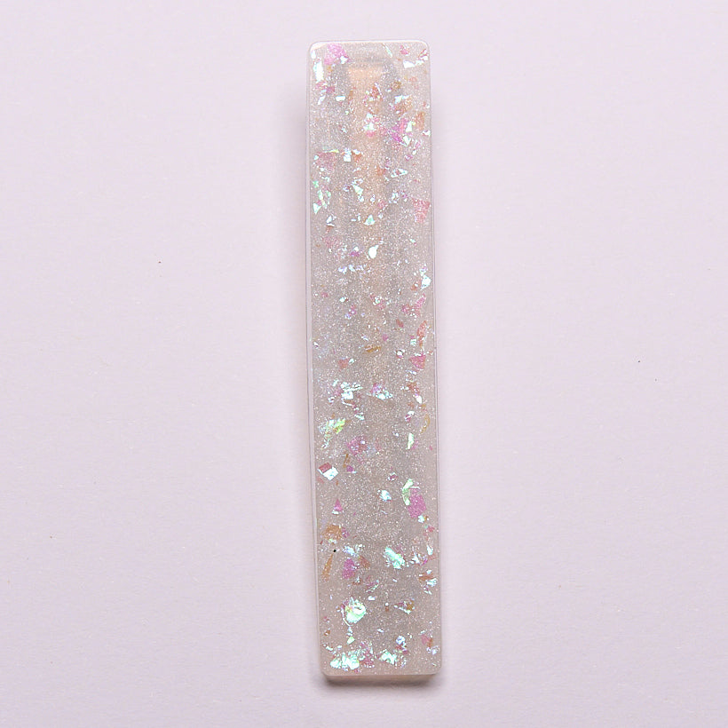 barrette paillettes blanches pour le printemps