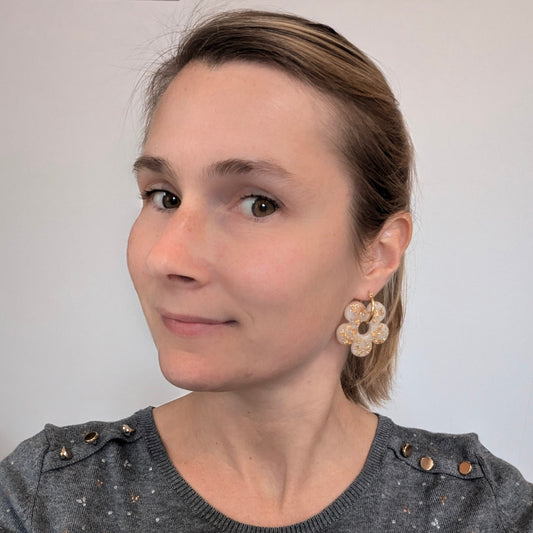 Bijoux en résine faits main. Mettez de l'éclat dans votre look ✨ signée Les trésors de Luciole✨